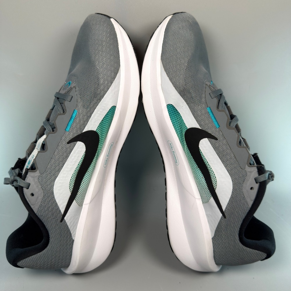 Nike Downshifter 13 Mens 11.5 11 1/2 W Wide Running Shoe White Gray Sneaker Low - Picture 9 of 16